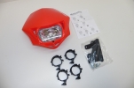 Polisport MMX Lichtmaske Lampenmaske Headlight Verkleidung rot Honda Polisport MMX Lichtmaske Lampenmaske Headlight Verkleidung rot Honda