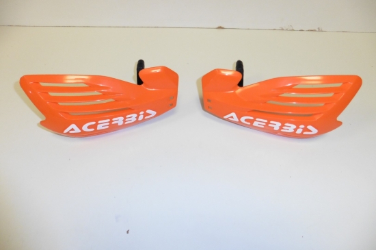 Handprotektoren X-Force Handschutz handguards passt an Ktm Lc4 Sumo orange-wei