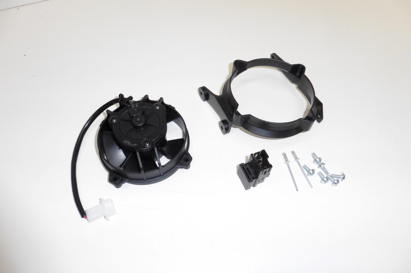 Khlerlfter 4-Takt Ventilator fan radiator passt an Ktm Exc-f Sxf 250 350 17-20