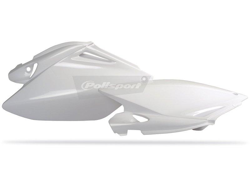Seitenverkleidung Heckverkleidung side panels passt an Honda Cr250f 06-09 wei