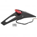 Kennzeichenhalter mit Kennzeichenbeleuchtung Rücklicht Enduro Motorrad schwarz Kennzeichenhalter mit Kennzeichenbeleuchtung Rücklicht Enduro Motorrad schwarz