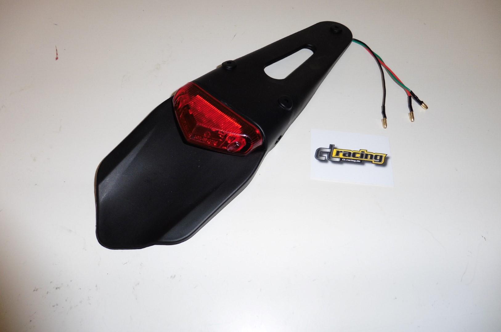 Kennzeichenhalter Led Rcklicht Nummerntafeltrger Sportheck Enduro Cross Sumo