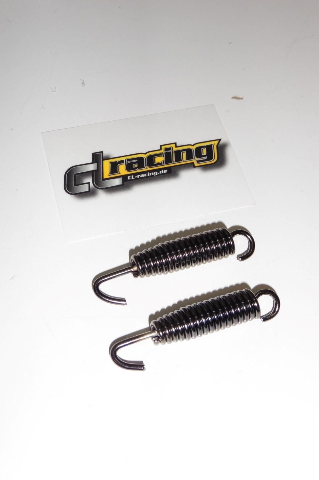Krmmerfeder 2x Auspufffeder Feder 60 mm exhaust spring Sumo Motorrad Moped Auto