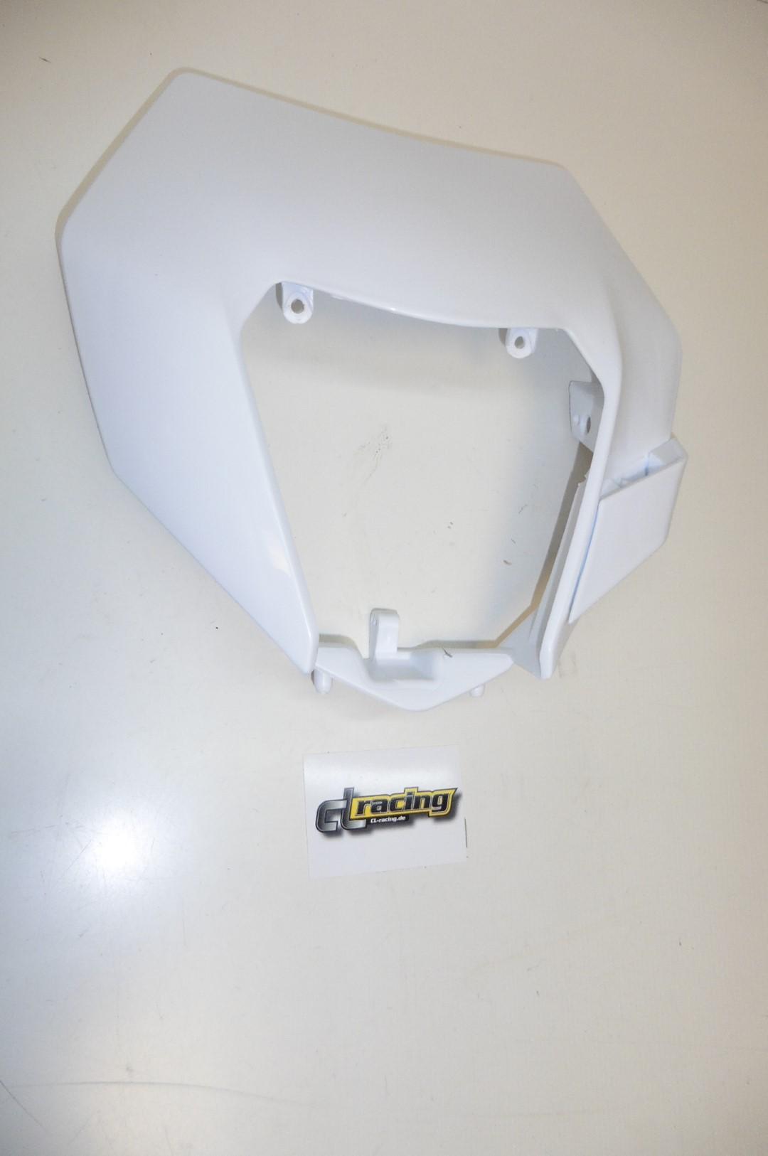 Lichtmaske Lampenmaske headlight passt an Ktm EXC 125 200 300 450 500 14-16 wei