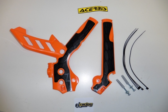 Rahmenschutz X-Grip Rahmenprotektor passt an Ktm Sx Sxf 11-15 Exc 12-16 or-sw