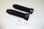 Faltenbalg 195 mm Gabelschutz Federgabel Gabelrohr fork Mofa Moped Motorrad sw