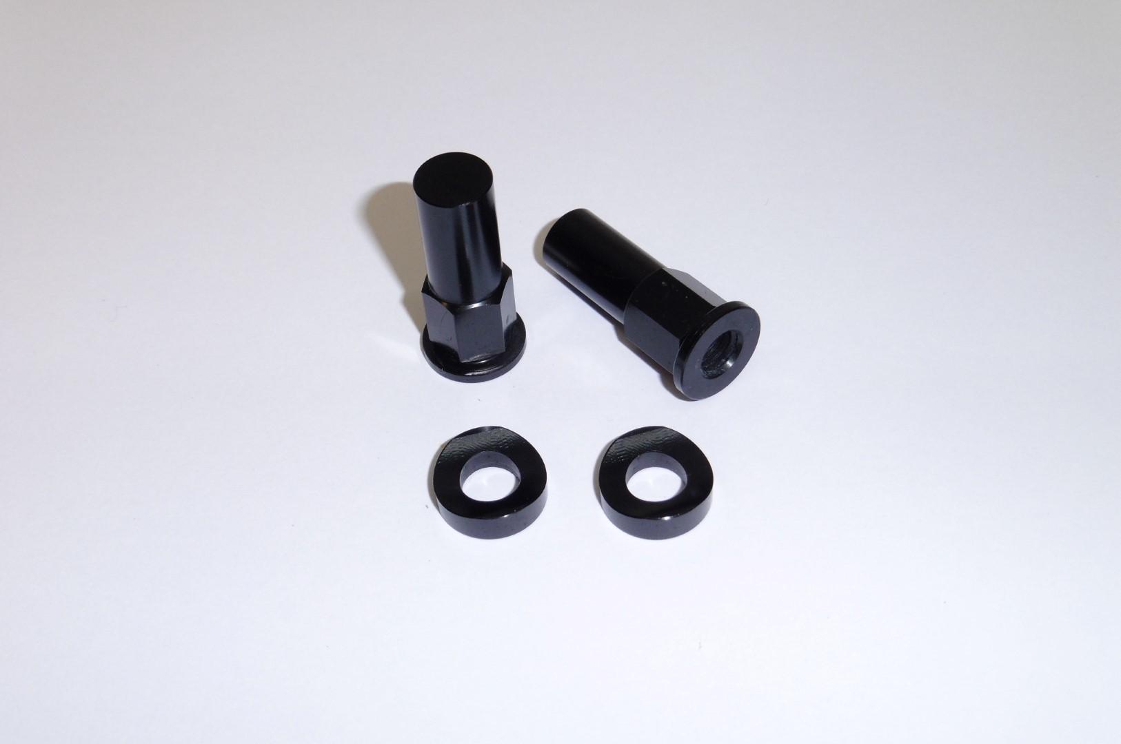 Mutter fr Reifenhalter nut tire holders Motorrad Enduro Sumo universal schwarz