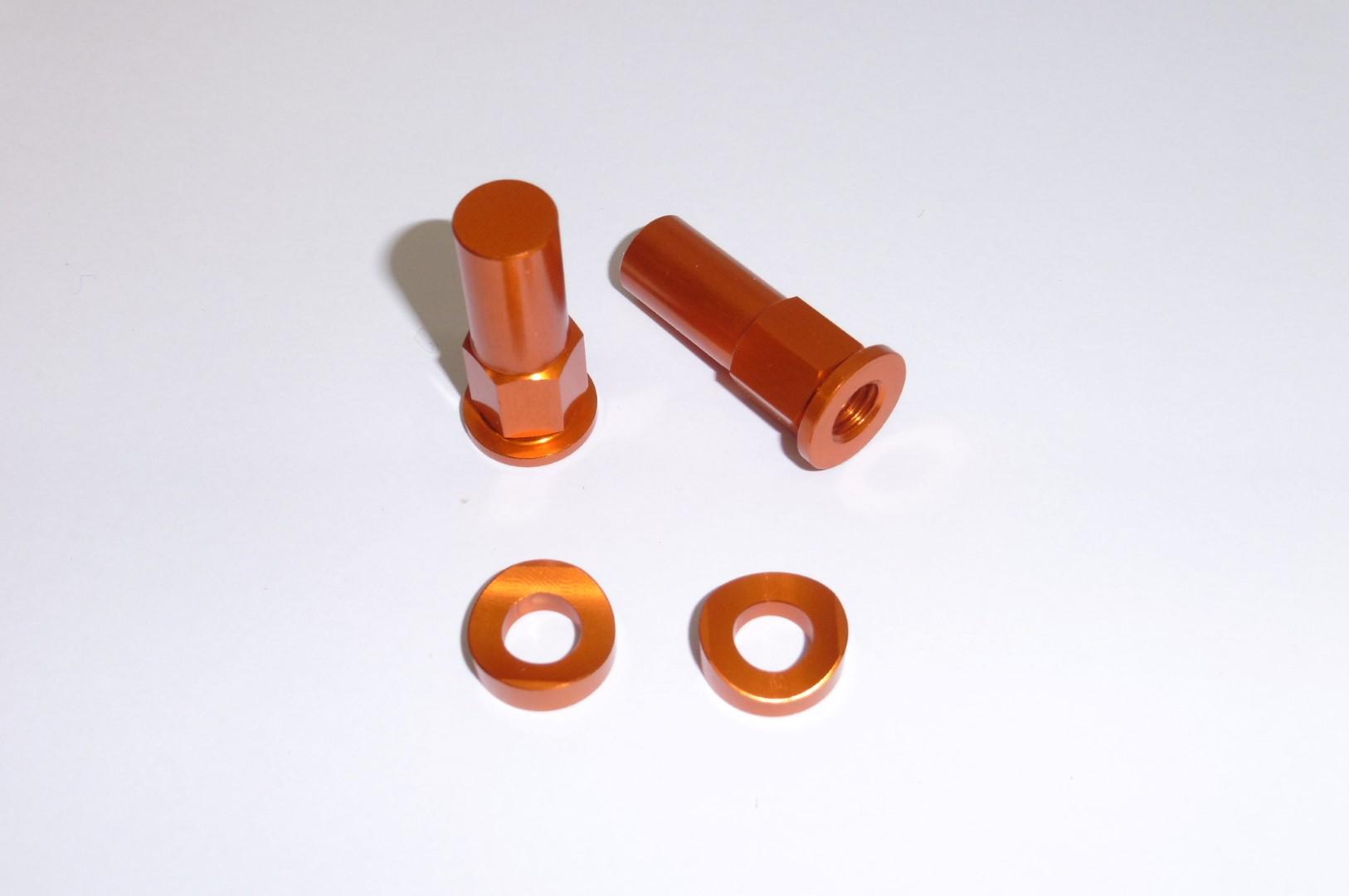 Mutter M8 fr Reifenhalter nut tire holders Motorrad Enduro Sumo passt an Ktm or