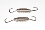 2x Auspufffeder Kr�mmerfeder Feder 65 mm Enduro Cross Motorrad Moped ATV