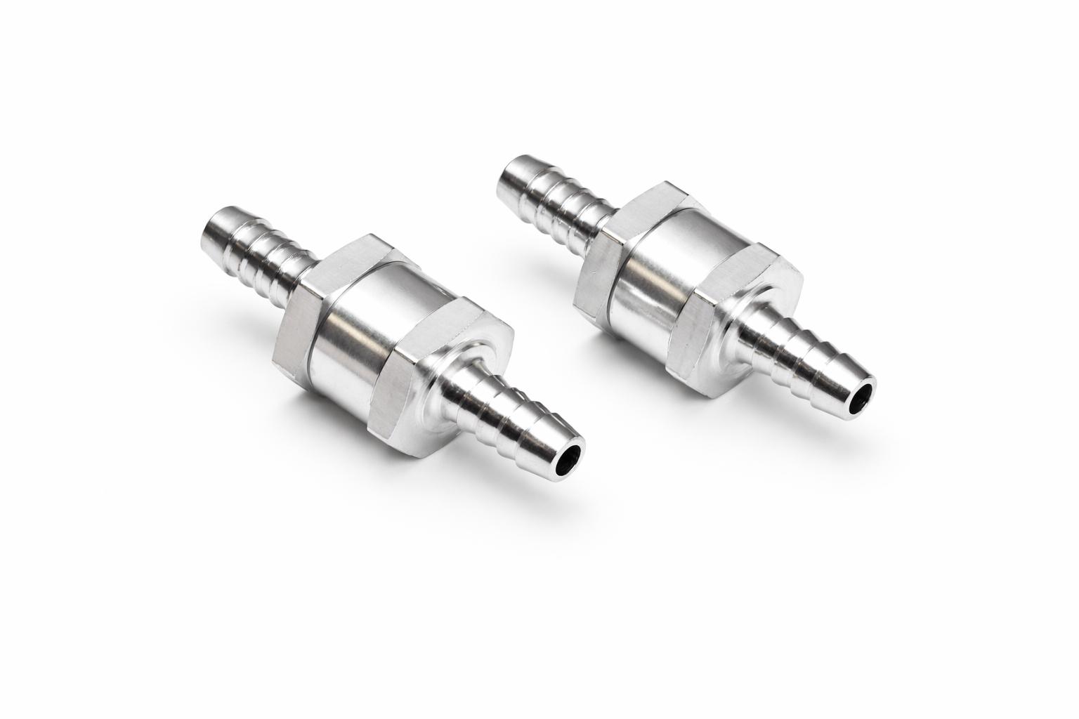 R�ckschlagventil 2x � 10 mm fuel check valve Diesel Kraftstoff Boot Traktor Auto