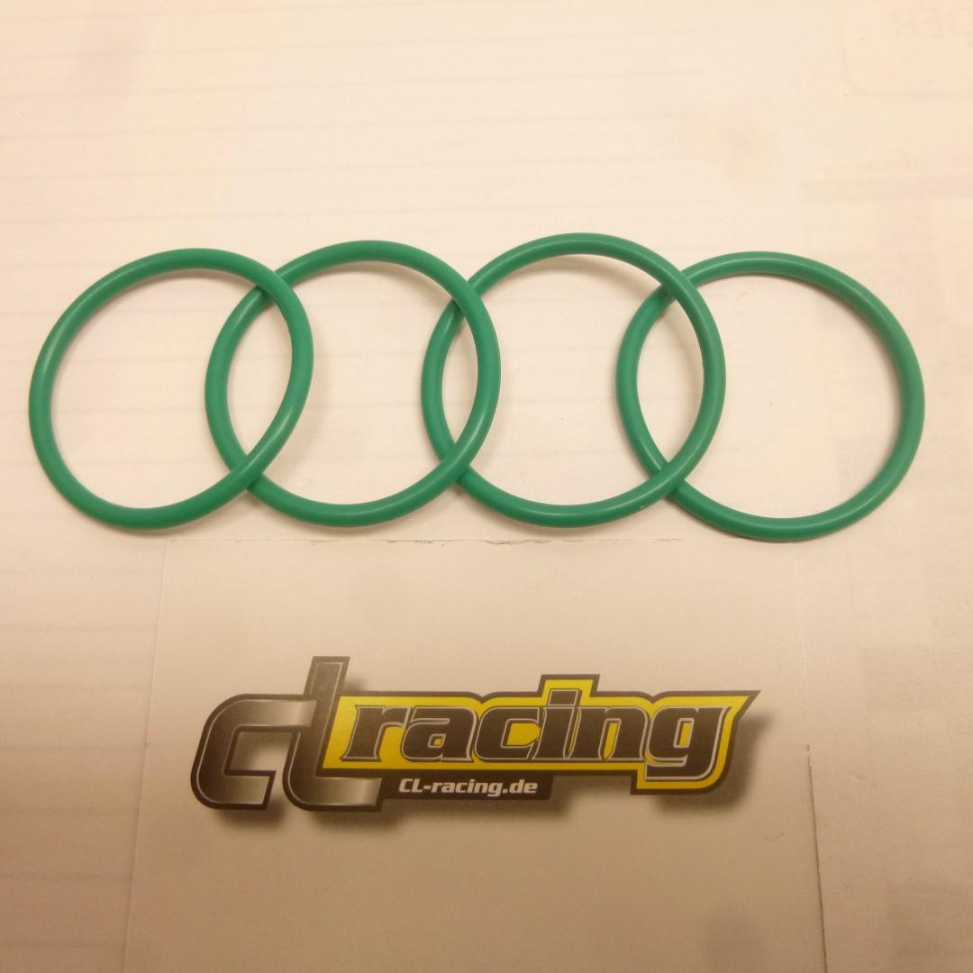 Krmmerdichtung 4x Auspuff gasket exhaust passt an Ktm Exc 125  250 300 00-20 gr