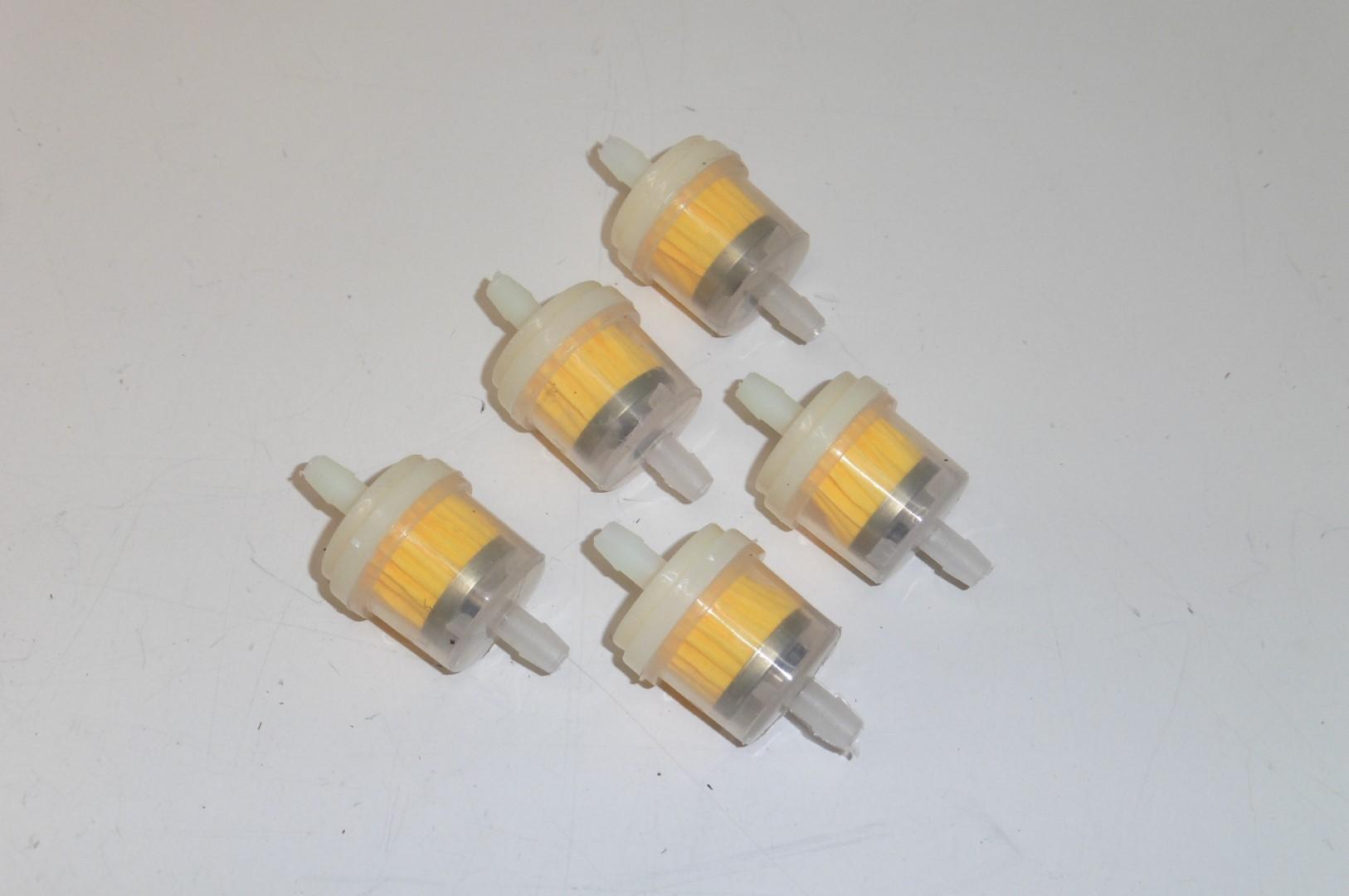 5x Benzinfilter 6 mm Kraftstofffilter Vorfilter Mofa Moped Roller Auto Traktor 