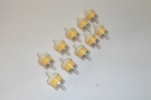 10x Benzinfilter 6 mm Kraftstofffilter Vorfilter Mofa Moped Roller Auto Traktor 10x Benzinfilter 6 mm Kraftstofffilter Vorfilter Mofa Moped Roller Auto Traktor