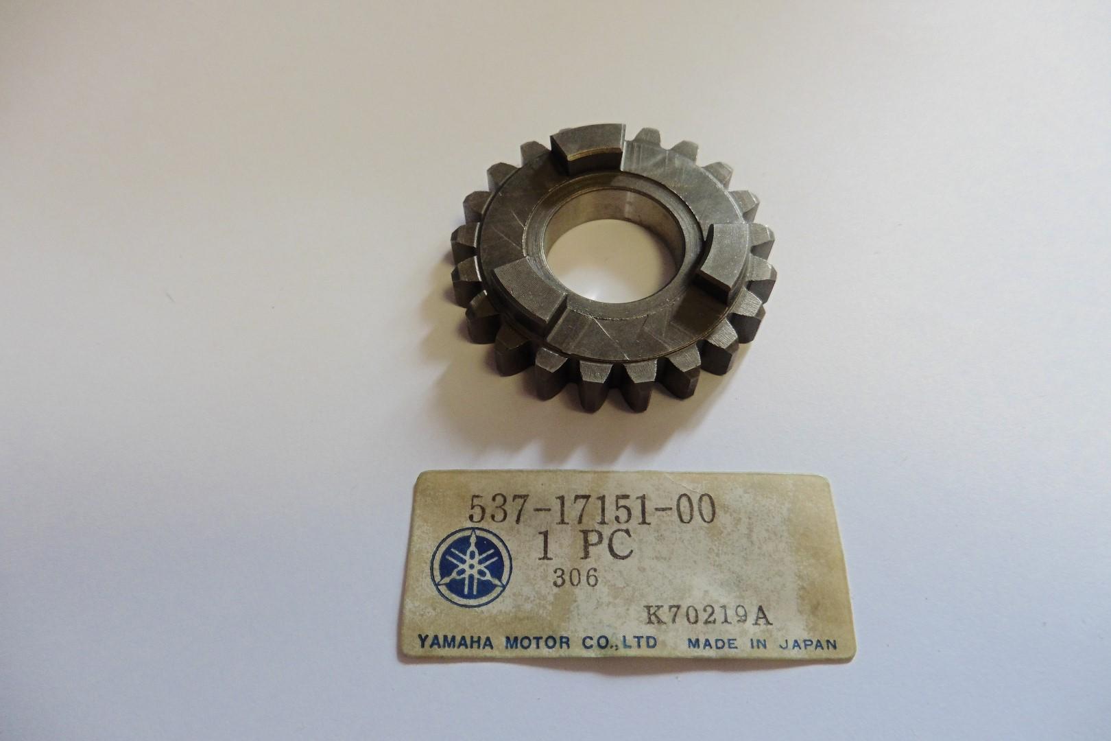 Getriebe Zahnrad gear 5th pinion passt an Yamaha Mx 125 Yz 100 537-17151