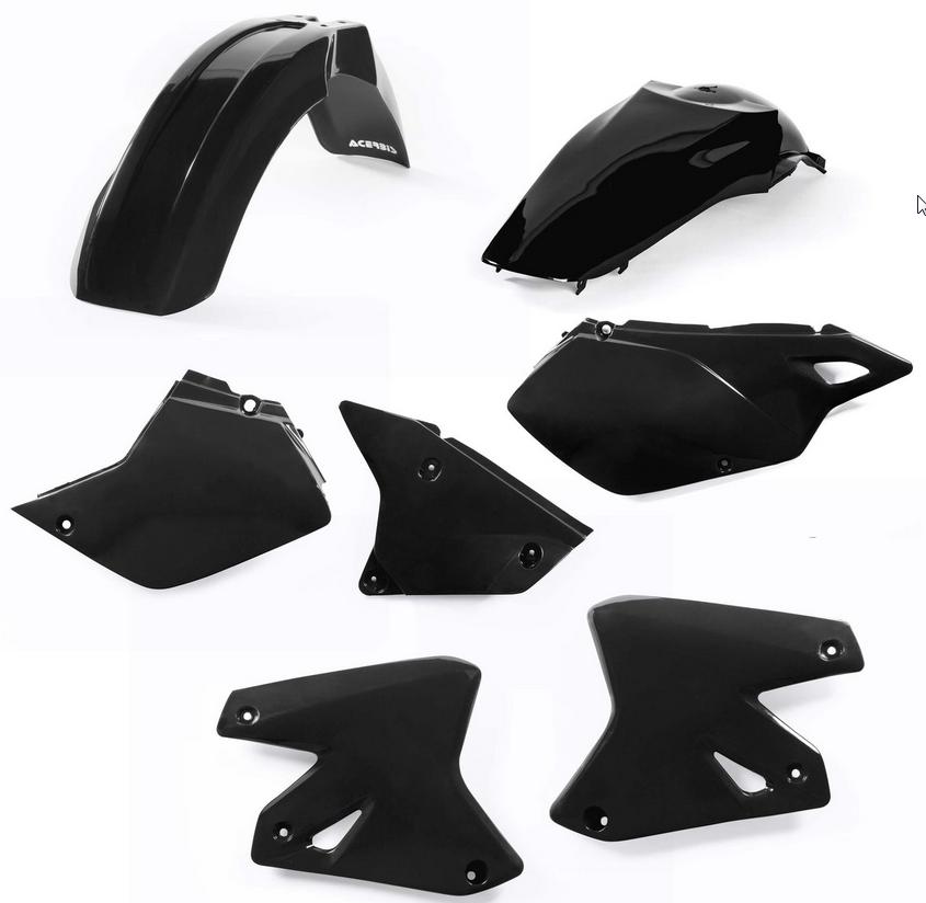 Verkleidungssatz Plastiksatz plastic kit passt an Suzuki DRZ 400 E S SM 00-18 sw