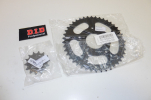 Ritzelsatz 14 43 Kettenrad Zahnrad sprocket passt an Cagiva Raptor 125 03-10 Ritzelsatz 14 43 Kettenrad Zahnrad sprocket passt an Cagiva Raptor 125 03-10