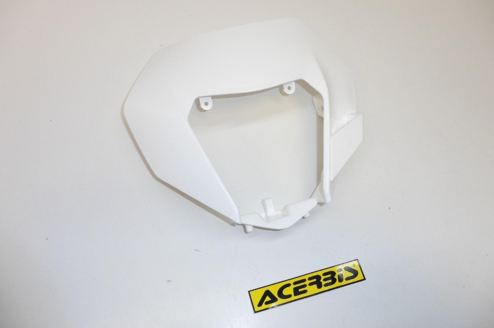 Lichtmaske Lampenmaske headlight passt an Ktm Exc 125 200 250 300 450 14-16 wei