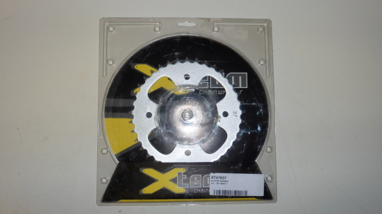 Kettenrad 37 Z�hne kein Kettensatz Ritzel sprocket silber