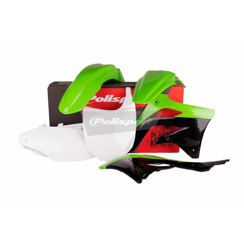 Verkleidungssatz Plastiksatz plastic kit passt an Kawasaki Kxf 450 2012 grn-sw
