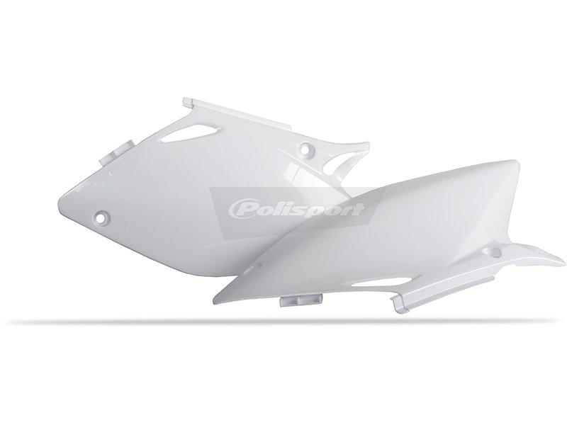Seitenverkleidung Heckverkleidung side panel passt an Honda Crf 450 R 02-04 wei