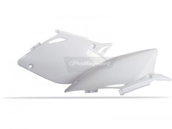 Seitenverkleidung Heckverkleidung side panel passt an Honda Crf 450 R 02-04 wei