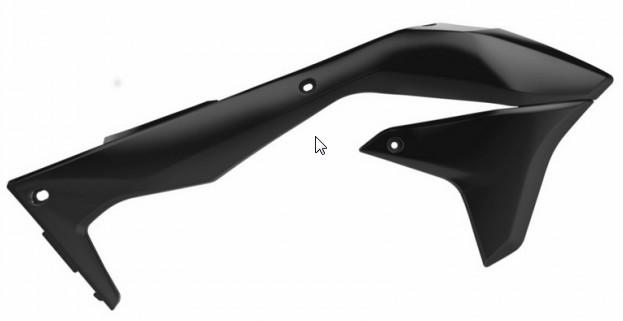Tankverkleidung Khlerabdeckung radiator passt an Kawasaki Kxf 450 16-18 sw