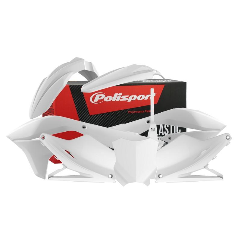 Verkleidungssatz Plastiksatz plastic kit passt an Kawasaki Kxf 450 16-18  wei