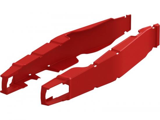 Schwingenschutz Schwingenprotektor swingarm passt an Honda Cr 125 R 04 - 07 rot