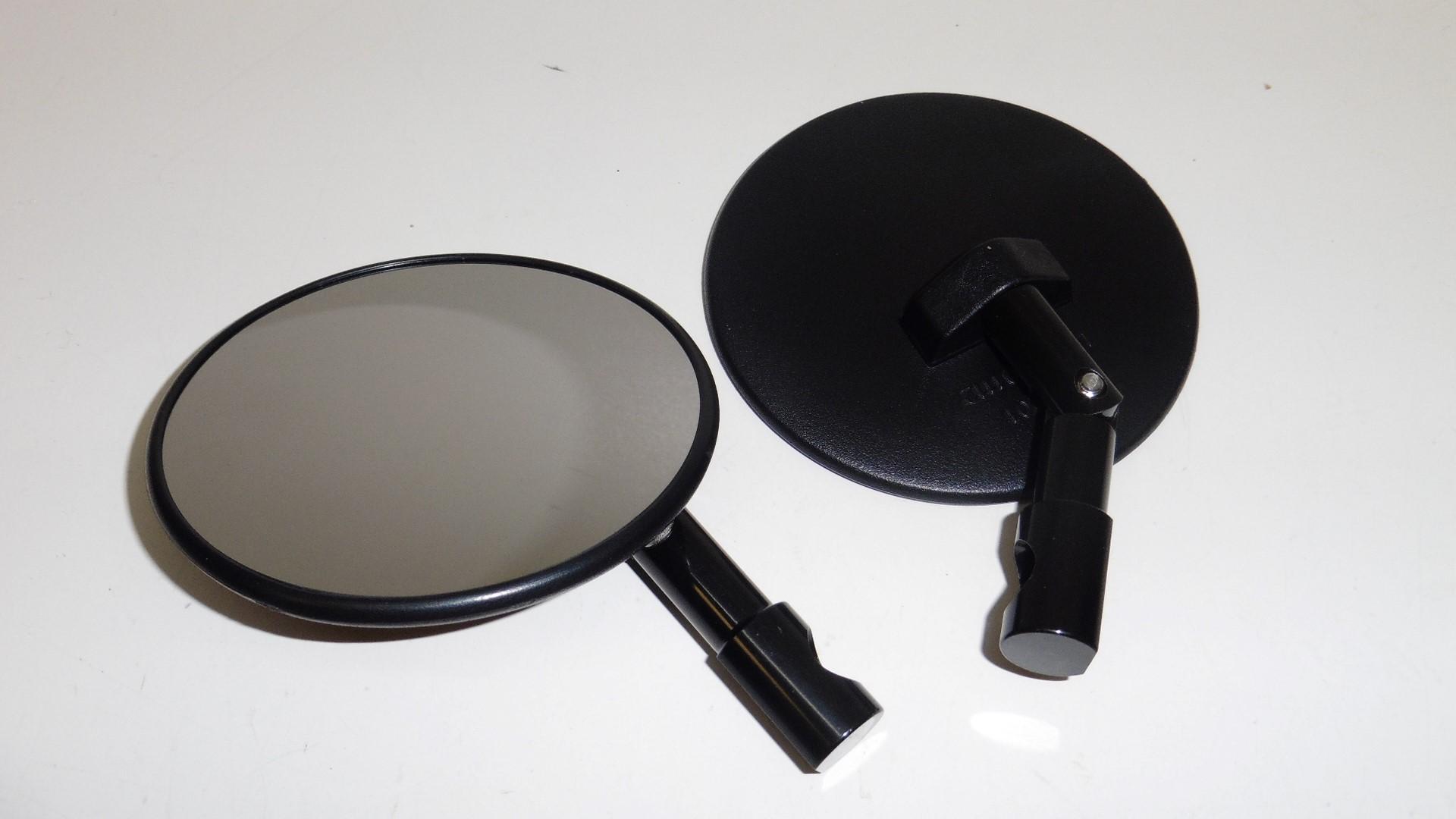 Spiegel Spiegelpaar Lenkerendenspiegel rund mirror passt an Ktm Sumo Supermoto 