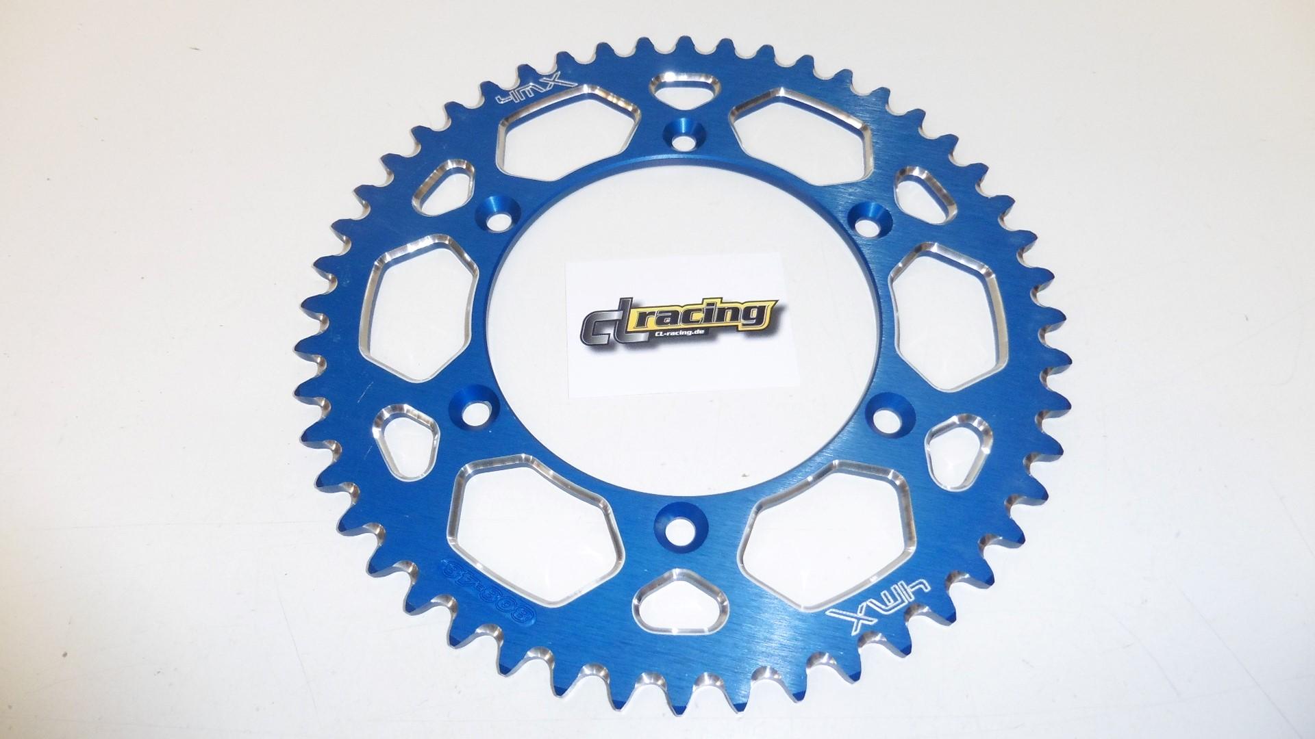 Kettenrad 48 Zhne sprocket passt an Suzuki Dr 350 90-95 Dr-Z Rmx 250 450 blau