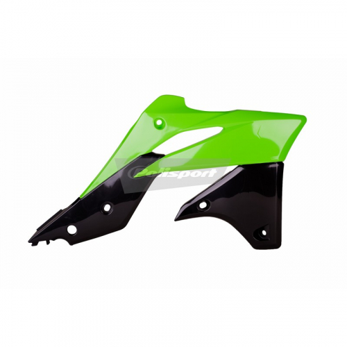 Tankverkleidung Khlerabdeckung radiator passt an Kawasaki Kxf 250 13-16 sw-grn