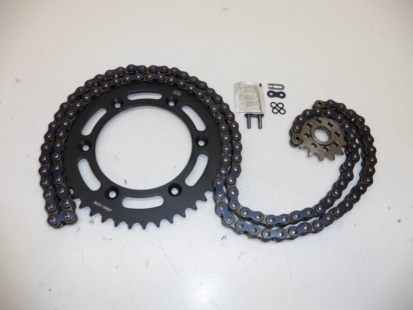 DID Kette 520S für KTM EXC400 Racing Stahlkettenrad Baujahr 00-02 