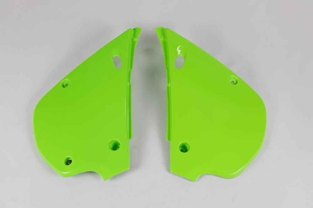 Seitenverkleidung Heckverkleidung side panels passt an Kawasaki Kx 80 91-97 grn