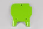 Startnummerntafel Verkleidung number plate cover für Kawasaki Kx 80 91 - 97 grün Startnummerntafel Verkleidung number plate cover für Kawasaki Kx 80 91 - 97 grün