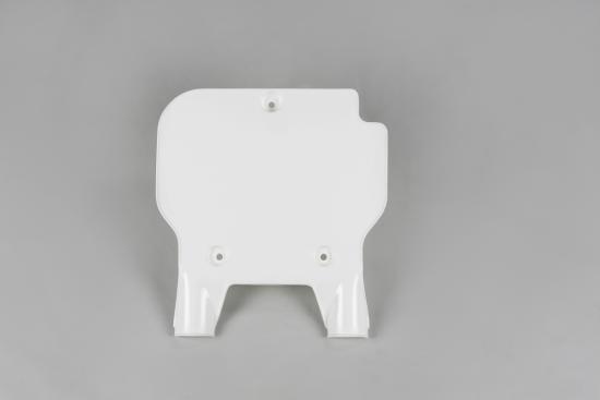Startnummerntafel Verkleidung number plate passt an Kawasaki Kx 80 91-97 wei
