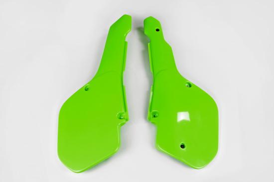 Seitenverkleidung Heckverkleidung side panels passt an Kawasaki Kx 250 1987 grn