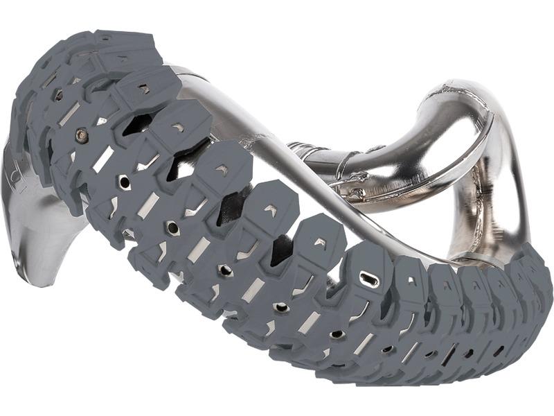 Krmmerschutz Armadillo Hitzeschutz Protektor muffler exhaust Enduro 2-Takt grau