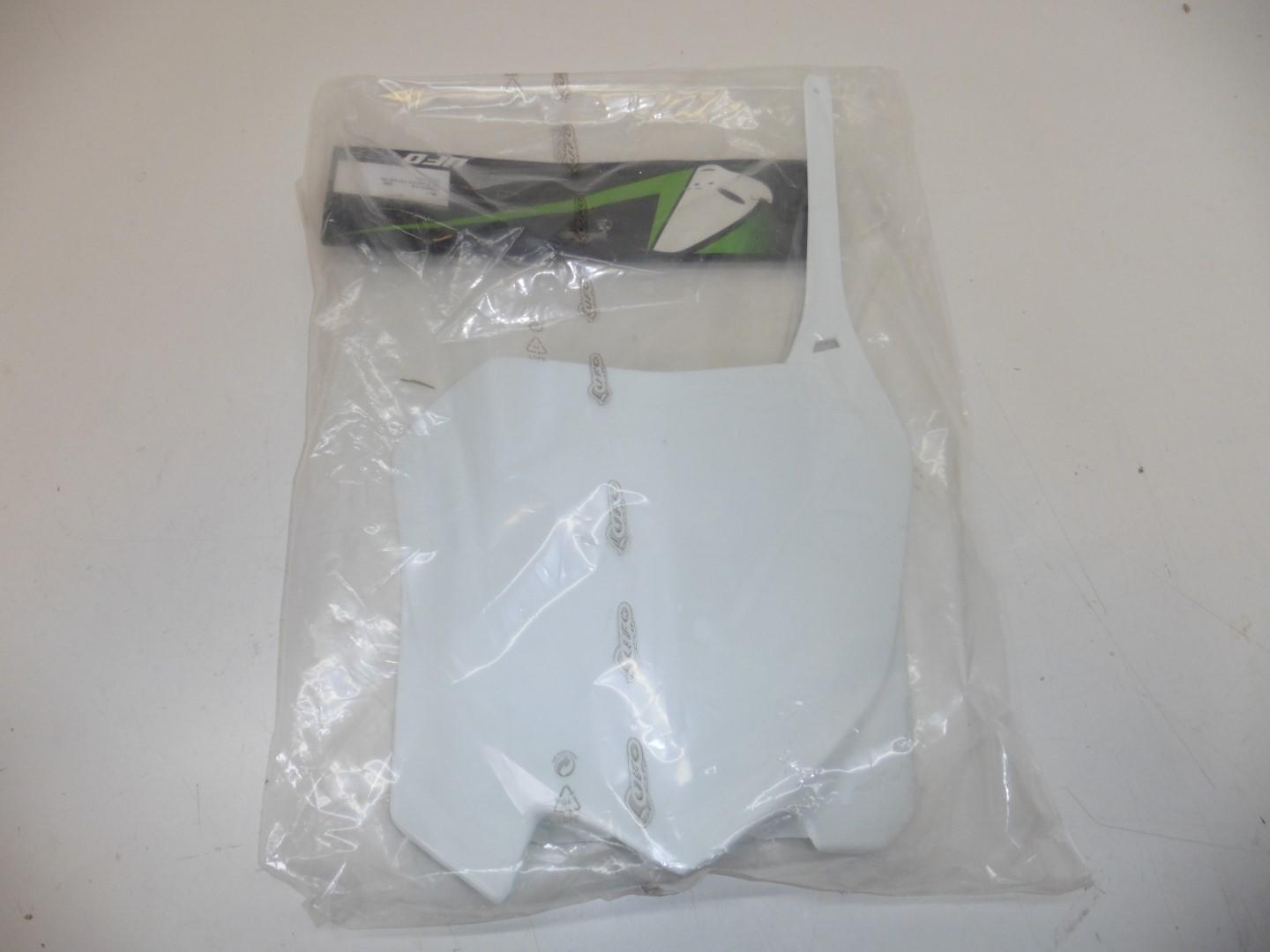 Startnummerntafel Verkleidung number plate passt an Honda Crf 450 R 09-12 wei