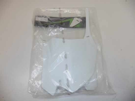 Startnummerntafel Verkleidung number plate passt an Honda Crf 450 R 09-12 wei