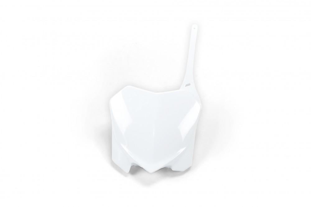 Startnummerntafel Verkleidung number plate passt an Honda Crf 450 R 09-12 wei�