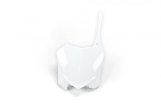 Startnummerntafel Verkleidung number plate passt an Honda Crf 450 R 09-12 wei�