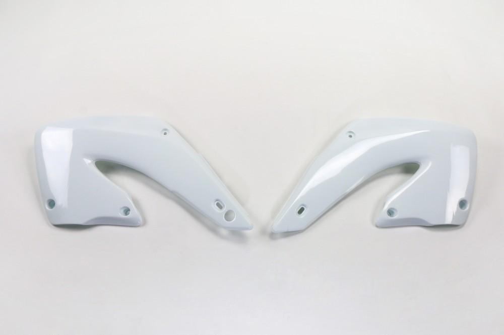 Tankverkleidung K�hlerschutz radiator passt an Honda Cr 125 250 R 00-01 wei�