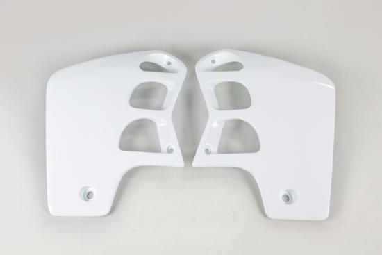 Tankverkleidung Khlerschutz radiator scoops passt an Honda Cr 500 R 89-01 wei