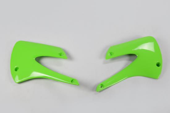 Khlerverkleidung Tankspoiler radiator scoops passt an Kawasaki Kx 85 01-13 grn