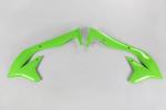 K�hlerverkleidung Tankspoiler radiator scoops passt an Kawasaki Kxf 16-18 gr�n