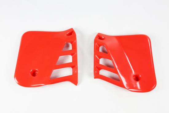 Khlerverkleidung Tankspoiler radiator scoops passt an Honda Cr 250 1987 rot