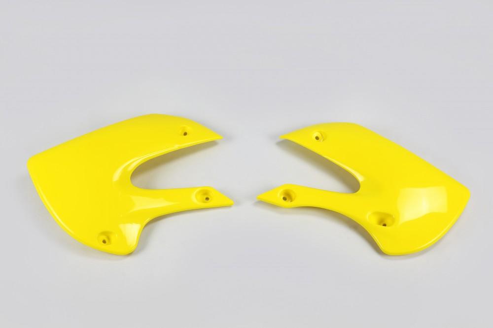 K�hlerverkleidung Tankspoiler radiator scoops passt an Kawasaki Kx 65 01-23 gelb