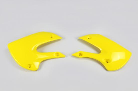 K�hlerverkleidung Tankspoiler radiator scoops passt an Kawasaki Kx 65 01-23 gelb