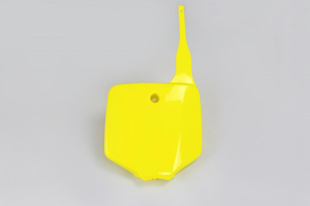 Startnummerntafel number plate passt an Kawasaki Klx 110 01-09 Kx 65 01-23 gelb