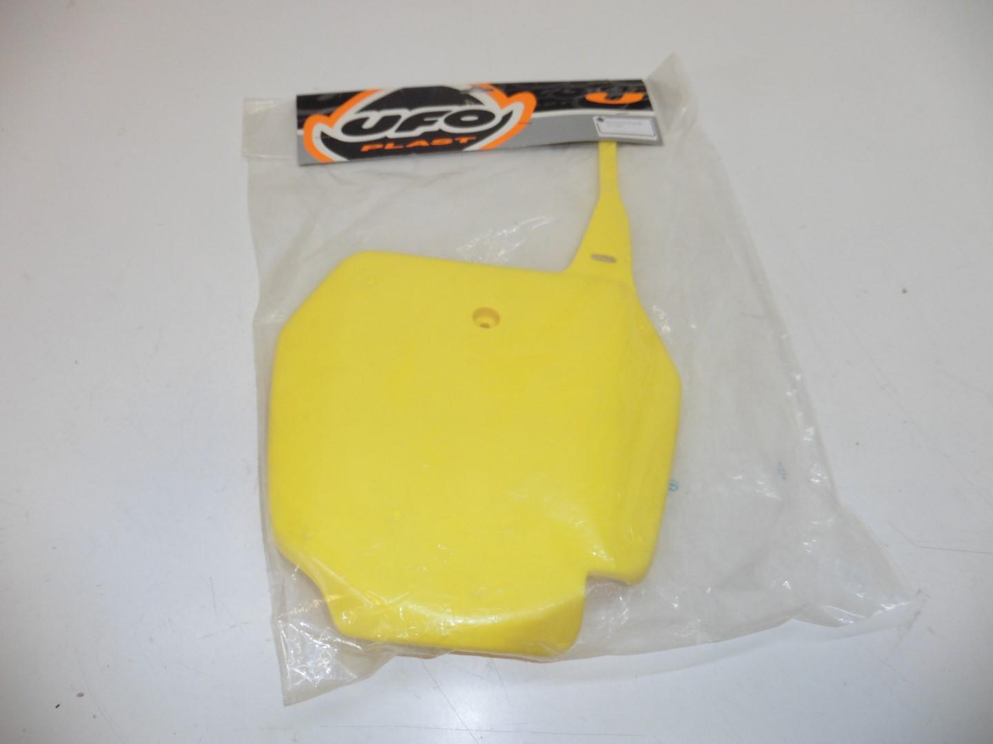 Startnummerntafel Verkleidung number plate passt an Suzuki Rm 85 00-08 gelb